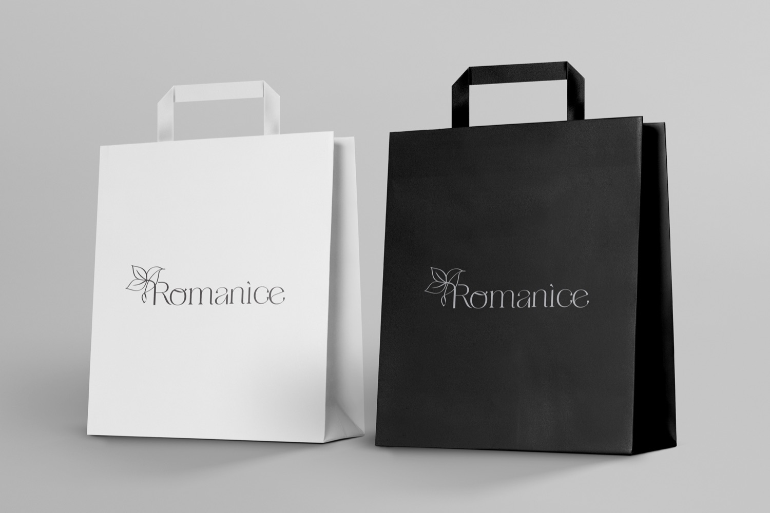 Romanice — torby papierowe, identyfikacja wizualna